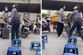 Xử phạt người phụ nữ bán nước xua đuổi cô gái trẻ ở khu vực Bến xe Mỹ Đình