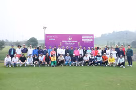 Khoảnh khắc ấn tượng tại giải golf 'Tấm lòng vàng Nhà đầu tư' lần thứ 4