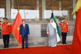 Thủ tướng Nhà nước Kuwait chủ trì lễ đón Thủ tướng Chính phủ Phạm Minh Chính