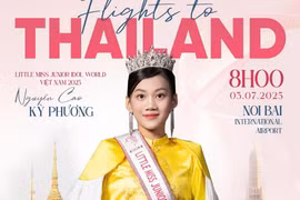 Nguyễn Cao Kỳ Phương sang Thái Lan dự cuộc thi quốc tế Little Miss Junior Idol World 2025