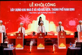 Nam Định khởi công dự án nhà ở xã hội Bãi Viên: Giải "cơn khát" nhà giá rẻ