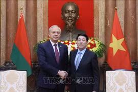 Chủ tịch nước Lương Cường tiếp Chủ tịch Hạ viện Belarus, khẳng định thúc đẩy hợp tác song phương