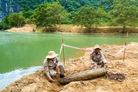 Di dời thành công quả bom nặng 227kg ở gần cửa động Phong Nha
