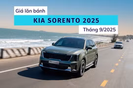 Bảng giá lăn bánh Kia Sorento 2025: Đắt hơn bản cũ hàng trăm triệu