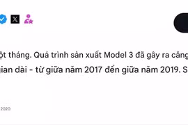 Elon Musk thừa nhận Tesla đã cách bờ vực phá sản một tháng sau khi tung ra sản phẩm này
