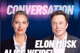 Elon Musk 'livestream' với lãnh đạo cực hữu Đức