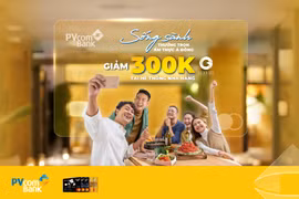 Giảm 300.000 đồng khi thanh toán bằng thẻ PVcomBank Mastercard tại chuỗi Golden Gate
