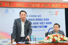Giải Bóng bàn Cúp Hội Nhà báo Việt Nam 2025: Dấu ấn kỷ niệm 100 năm Ngày Báo chí Cách mạng Việt Nam