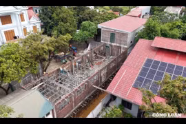 Phú Thọ: Cận cảnh công trình ngang nhiên vi phạm trên đất công tại xã Thanh Thủy