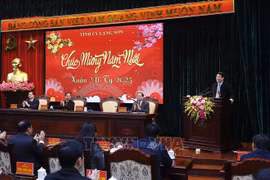 Chủ tịch nước Lương Cường thăm và làm việc với Tỉnh ủy Lạng Sơn