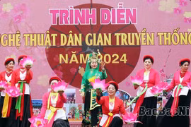 Bắc Ninh: Tổ chức trình diễn dân gian truyền thống tại 7 điểm du lịch phục vụ nhân dân và du khách