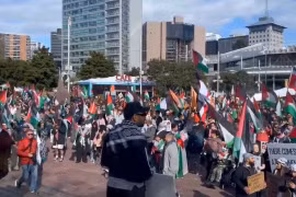 Hàng chục nghìn người biểu tình ủng hộ Palestine tại New Zealand