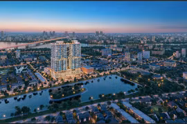 Tháp đôi Rivea Residences và câu chuyện cảnh quan từ cảm hứng dòng thác