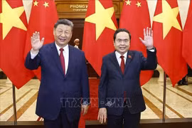 Chủ tịch Quốc hội Trần Thanh Mẫn hội kiến Tổng Bí thư, Chủ tịch nước Trung Quốc Tập Cận Bình