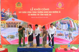 Khởi công xây dựng hai công trình an sinh xã hội tại Nghệ An