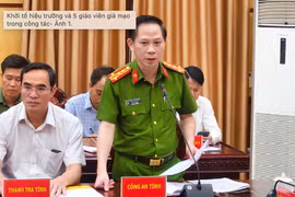 Thanh Hoá: Khởi tố hiệu trưởng và 5 giáo viên giả mạo trong công tác