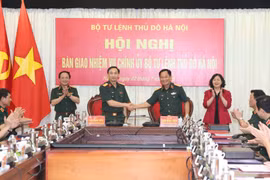 Đại tá Lưu Nam Tiến nhận nhiệm vụ Chính ủy Bộ Tư lệnh Thủ đô Hà Nội