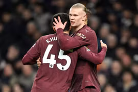 Haaland ghi bàn, Man City đánh bại Tottenham trở lại top 4