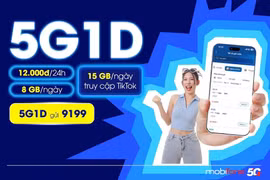 MobiFone 5G1D – Data rủng rỉnh, lướt mạng 24h siêu đỉnh