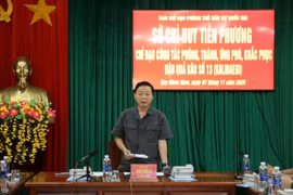 Phó Thủ tướng Chính phủ Trần Hồng Hà họp khẩn chỉ đạo công tác khắc phục hậu quả bão số 13