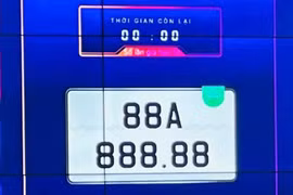 Biển số 88A-888.88 trúng đấu giá gần 15 tỉ đồng