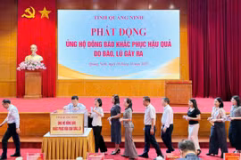 Ủy ban Mặt trận Tổ quốc tỉnh Quảng Ninh: Phát động khẩn cấp ủng hộ đồng bào bị bão lũ