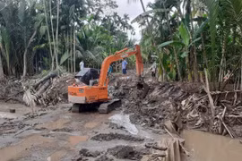Trà Vinh: 6 nhà thầu cạnh tranh gói thầu 102 tỷ đồng xây dựng đê bao ven sông Tân Dinh ngăn triều cường