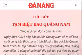 Báo Quảng Nam: Trang lưu bút online - lời chia tay đầy cảm xúc sau 28 năm hành trình
