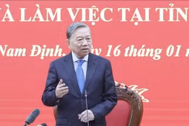 Tổng Bí thư Tô Lâm làm việc với Ban chấp hành Đảng bộ tỉnh Nam Định