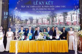 Liên minh MSH Group, Đất Xanh Miền Bắc, Trung Thực Land, AHS Property chính thức ký kết hợp tác chiến lược phân phối dự án Dasong Village