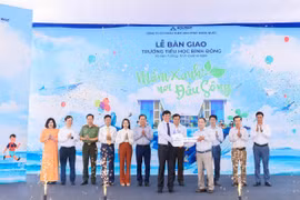 Hòa Phát bàn giao ngôi trường trị giá 42 tỷ đồng cho tỉnh Quảng Ngãi