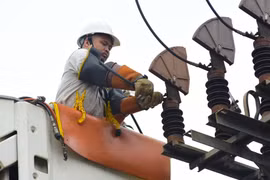 Đội sửa chữa điện nóng Hotline EVNHANOI - lực lượng âm thầm giữ cho nhịp sống Thủ đô không bị gián đoạn