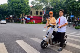 Hà Nội: Xử lý hơn 1.400 trường hợp học sinh vi phạm giao thông