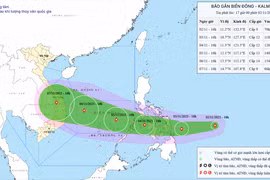 Biển Đông sắp đón bão mạnh Kalmaegi, gió sẽ giật trên cấp 17, sóng cao 10m