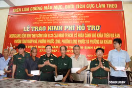 TP HCM: Hơn 1 tỷ đồng chăm lo cho thương, bệnh binh