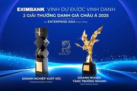 Eximbank được vinh danh “Doanh nghiệp xuất sắc châu Á” và “Doanh nghiệp tăng trưởng nhanh” tại APEA 2025