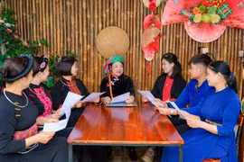 Võ Nhai bồi dưỡng kỹ năng trình diễn dân ca, dân vũ Tày, Nùng