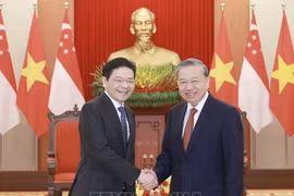 Tổng Bí thư Tô Lâm tiếp Thủ tướng Cộng hòa Singapore