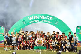 Thắng đậm SLNA, Công an Hà Nội vô địch Cúp Quốc gia 2024/25
