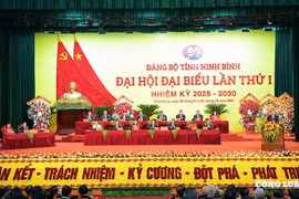 Khai mạc Đại hội đại biểu Đảng bộ tỉnh Ninh Bình lần thứ I, nhiệm kỳ 2025 - 2030