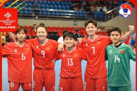 Đội tuyển futsal nữ Việt Nam tiếp tục giữ vị trí thứ 4 trên bảng xếp hạng châu Á