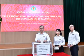 Kiểm toán nhà nước quyên góp ủng hộ đồng bào khắc phục hậu quả thiên tai, bão lũ