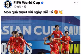 U17 Việt Nam nhận lời chúc mừng đặc biệt từ FIFA