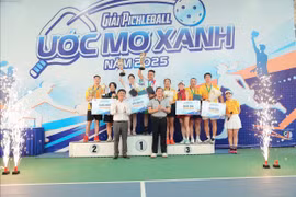 Tinh thần thi đấu thăng hoa tại Giải Pickleball 'Ước Mơ Xanh' 2025