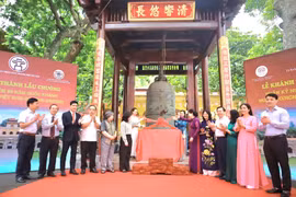 Hoàng thành Thăng Long khánh thành công trình 'Lầu chuông'