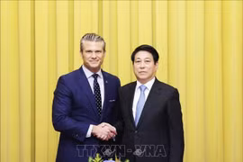Chủ tịch nước Lương Cường tiếp Bộ trưởng Chiến tranh Hoa Kỳ