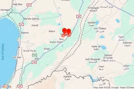 Israel không kích đáp trả Syria sau vụ tấn công rocket tại Cao nguyên Golan