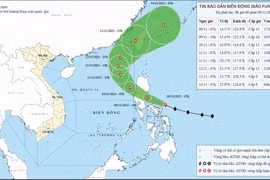 Philippines sơ tán 100.000 người khi Fung-wong mạnh lên thành siêu bão