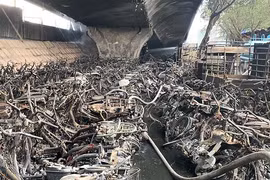 Kiểm tra an toàn, kết cấu cầu Vĩnh Tuy sau vụ cháy bãi xe