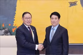 Chủ tịch nước Lương Cường tiếp Chủ tịch Hội đồng Tư vấn kinh doanh APEC 2025